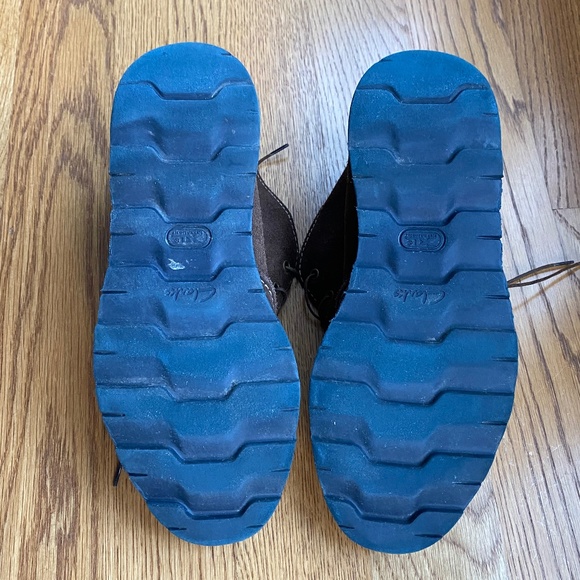 Clarks Frelan Hi boots brown suede 8.5 M - Picture 6 of 14